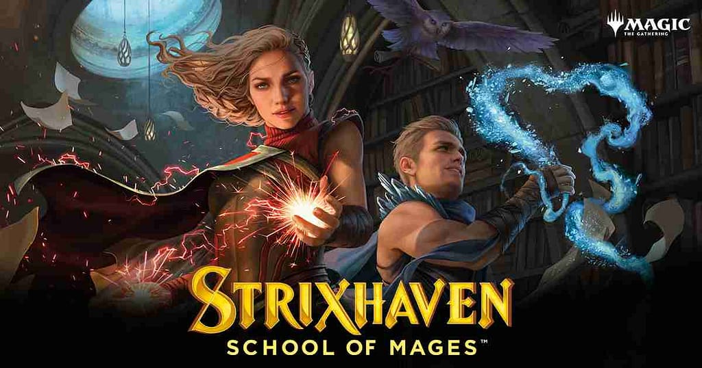 Magic: the Gathering Strixhaven: School of Mages promo banner