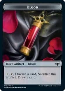 MG Blood Token card