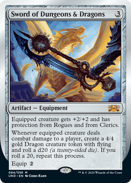 MTG Sword of Dungeons and Dragons card