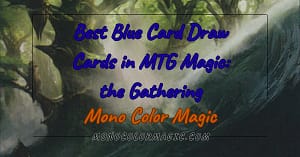 best blue card draw in MTG Magic: the Gathering, Spreading Seas artwork