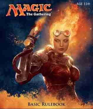 Front cover of Magic; the Gathering Basic Rulebook