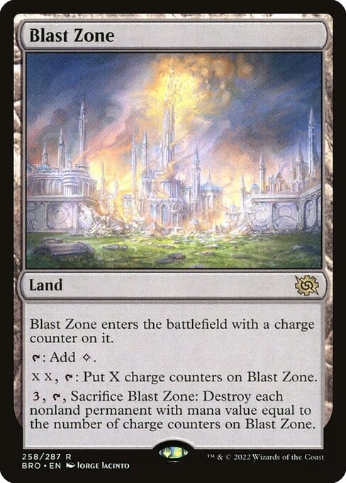 MTG Blast Zone card