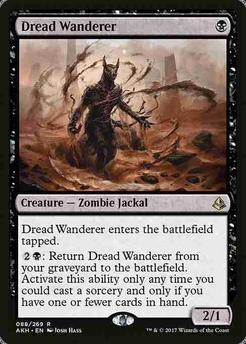 MTG Dread Wanderer card
