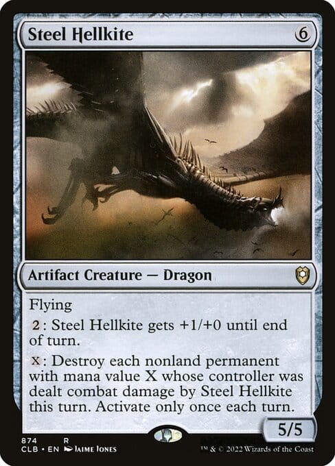 MTG Steel Hellkite card