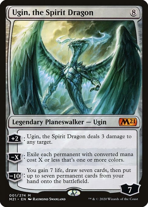 MTG Ugin, the Spirit Dragon card