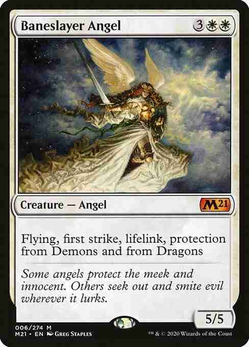 MTG Baneslayer Angel card