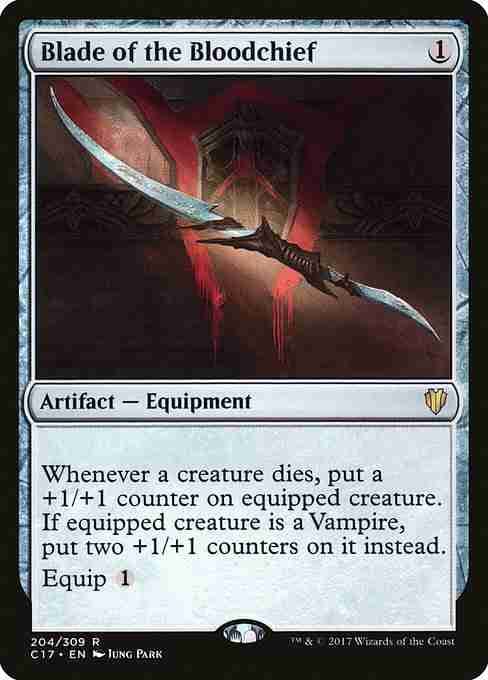 MTG Blade of the Bloodchief card