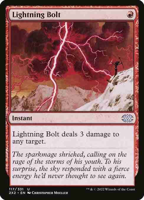 MTG Lightning Bolt card
