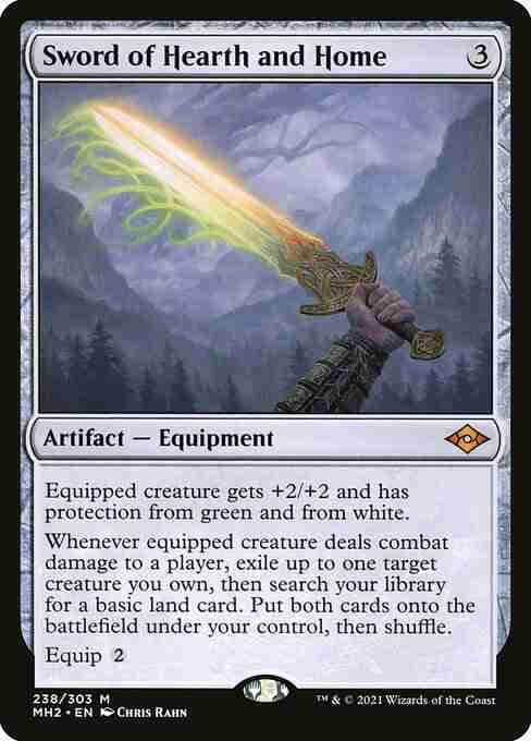 MTG Sword of Hearth and Home card
