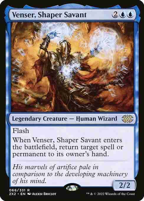 MTG Venser, Shaper Savant card