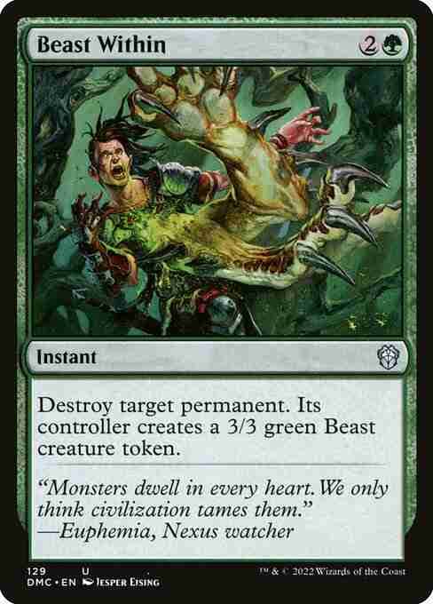 MTG Beast Within card