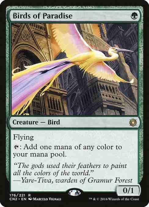 MTG Birds of Paradise card