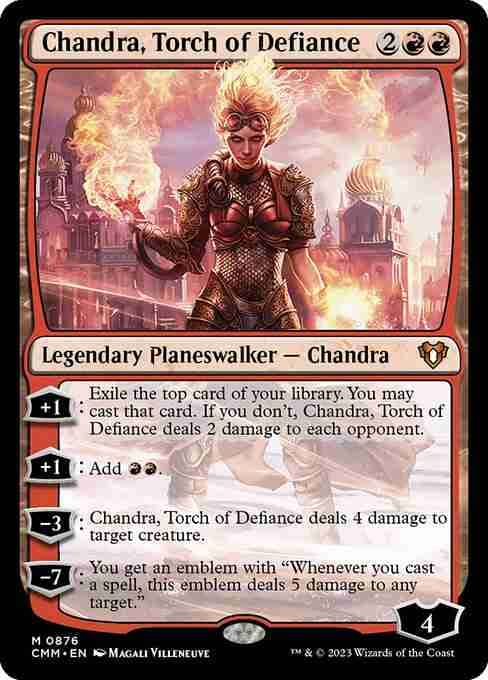 MTG Chandra, Torch of Defiance card