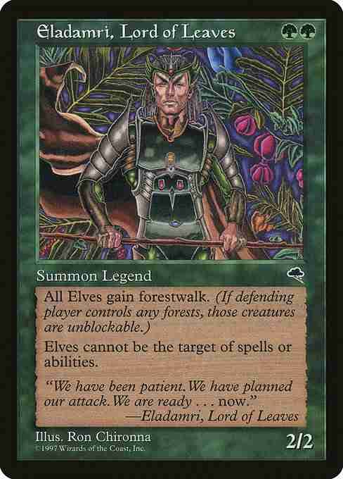 MTG Eladamri, Lord of Leaves card