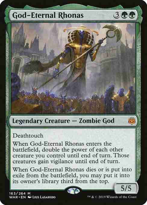 MTG God-Eternal Rhonas card