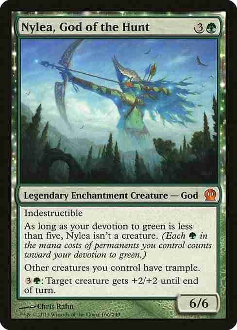 MTG Nylea, God of the Hunt card