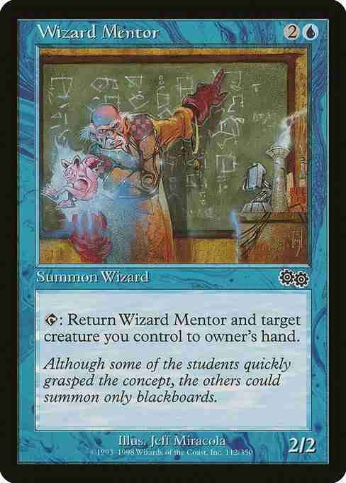 MTG Wizard Mentor card