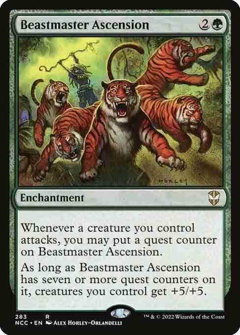 MTG Beastmaster Ascension card
