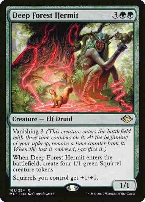 MTG Deep Forest Hermit card