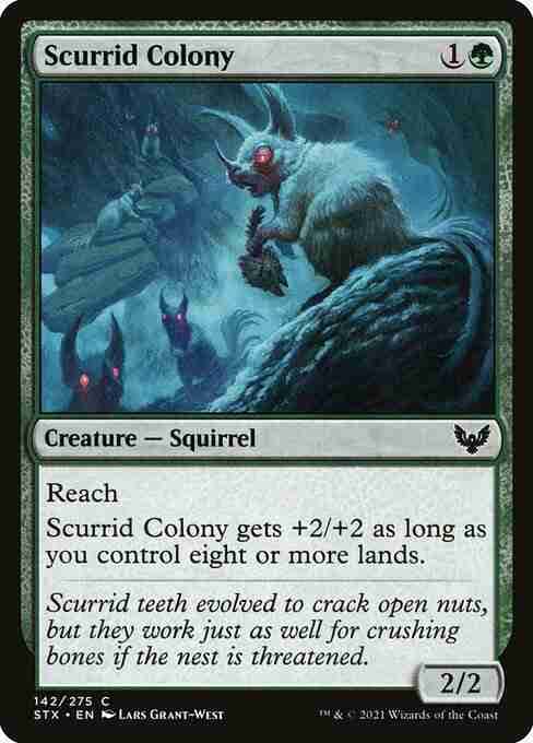 MTG Scurrid Colony card