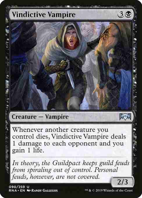 MTG Vindictive Vampire card