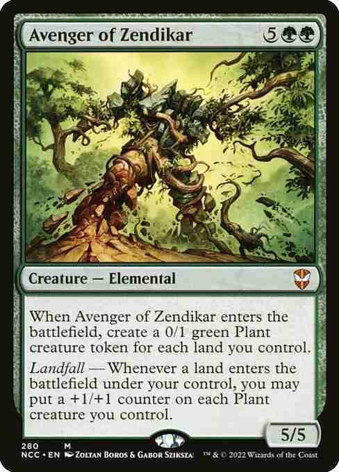 MTG Avenger of Zendikar card