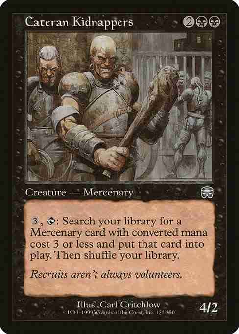MTG Cateran Kidnappers card