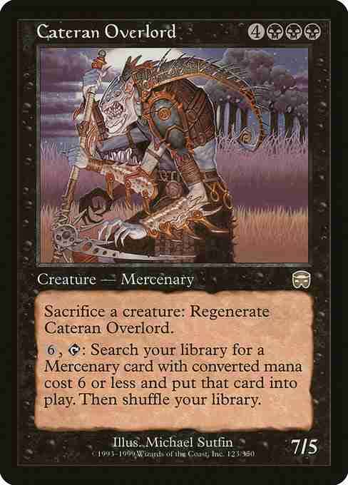 MTG Cateran Overlord card