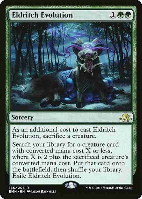 MTG Eldritch Evolution card