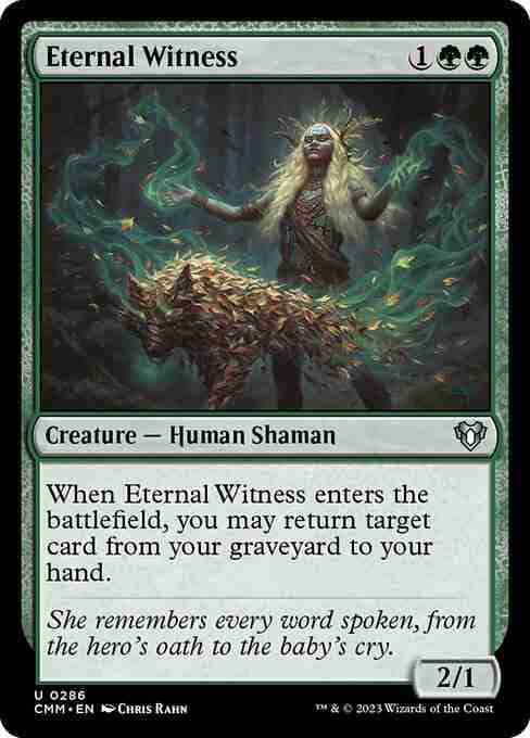MTG Eternal Witness card