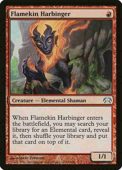 MTG Flamekin Harbinger card