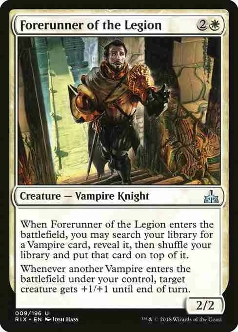 MTG Forerunner of the Legion card