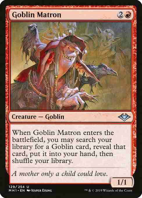 MTG Goblin Matron card