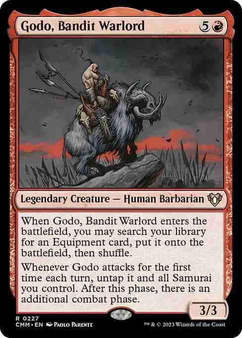 MTG Godo, Bandit Warlord card