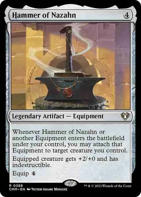MTG Hammer of Nazahn card