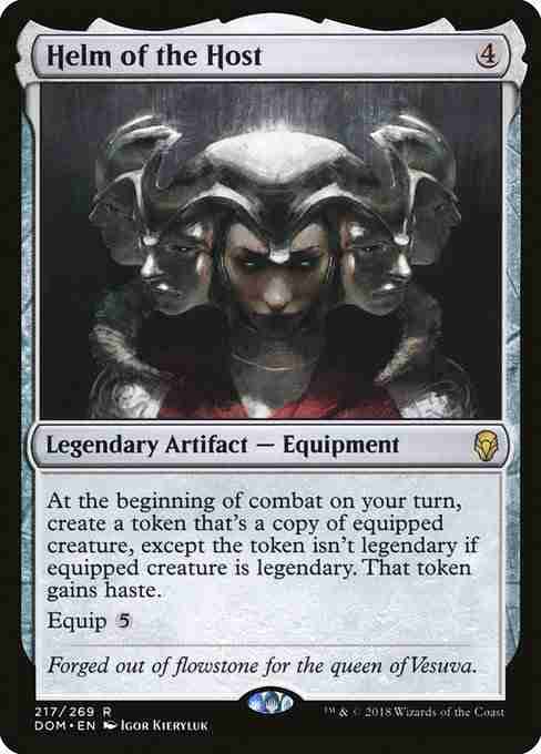 MTG Helm of the Host card
