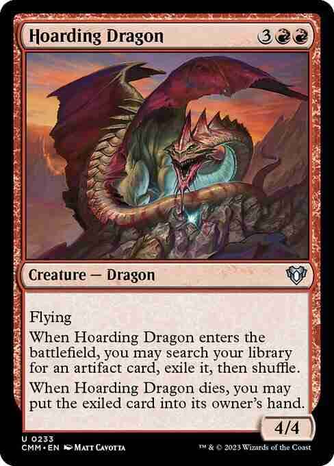 MTG Hoarding Dragon card