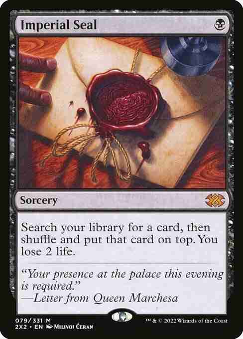 MTG Imperial Seal card