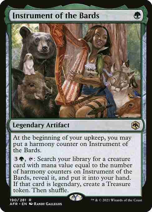 MTG Instrument of the Bards card