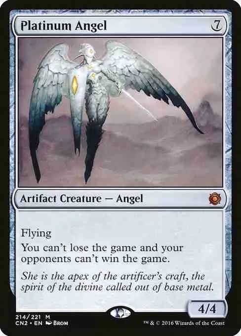 mtg Platinum Angel card