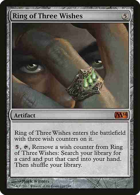 MTG Ring of Three Wishes card