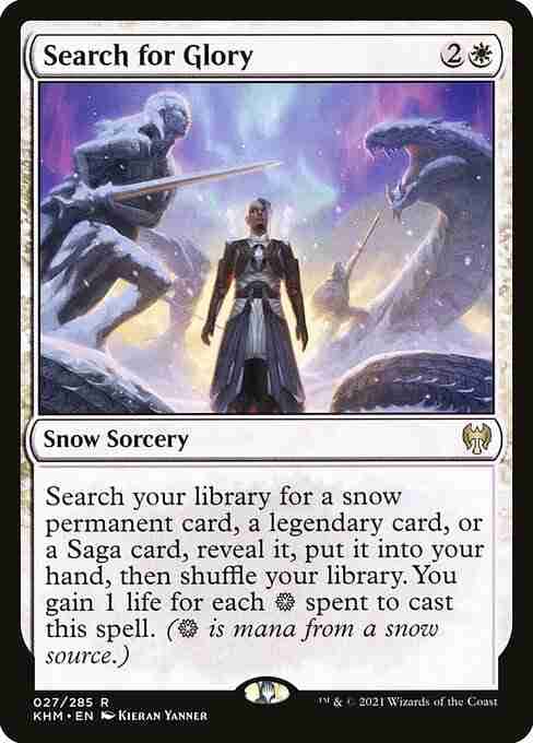MTG Search for Glory card
