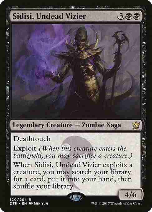 MTG Sidisi, Undead Vizier card