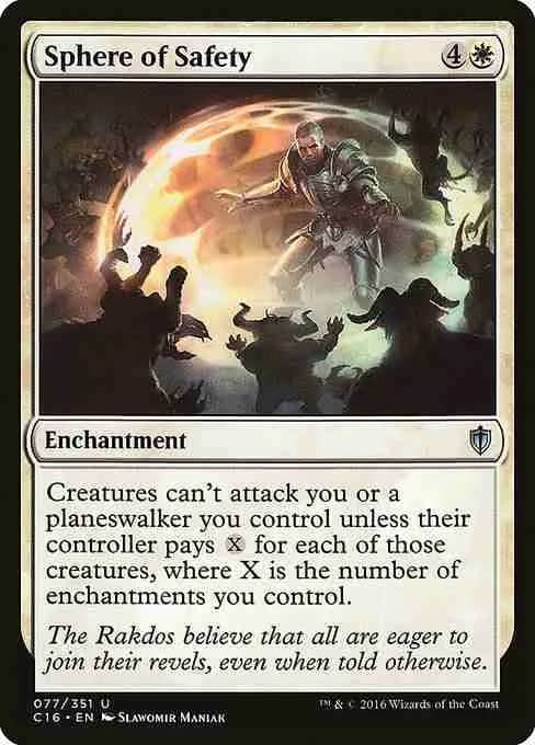 MTG Sphere of Safety card