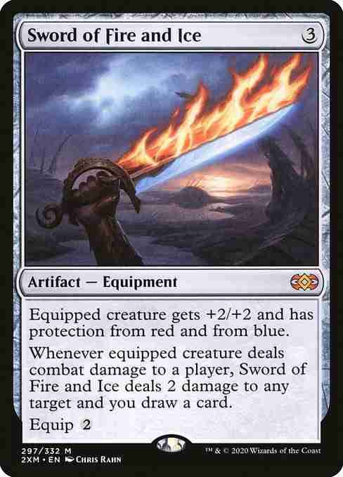 MTG Sword of Fire and Ice card