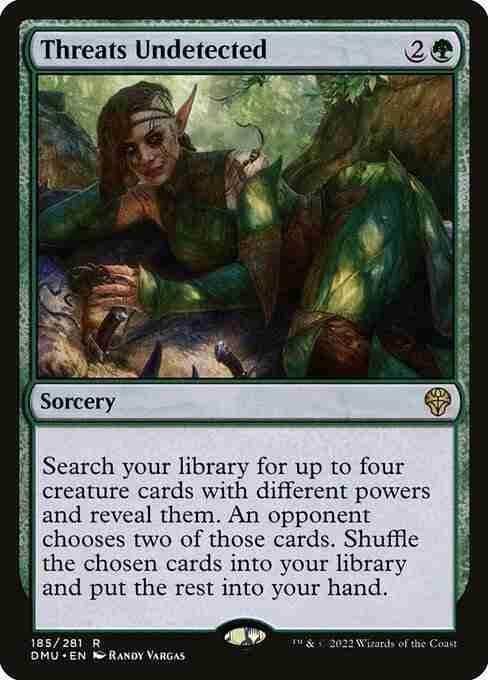 MTG Threats Undetected card