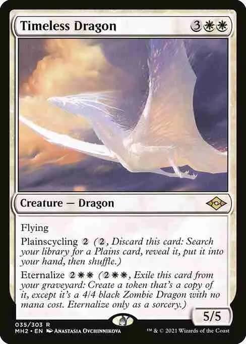 MTG Timeless Dragon card