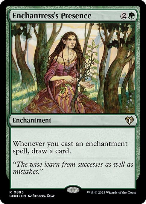 MTG Enchantress's Presence card