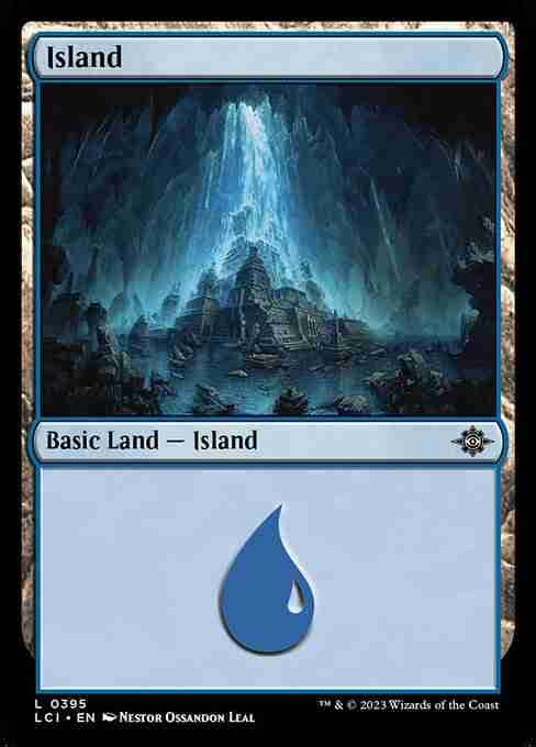 MTG Island card