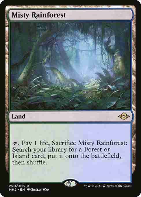MTG Misty Rainforest card